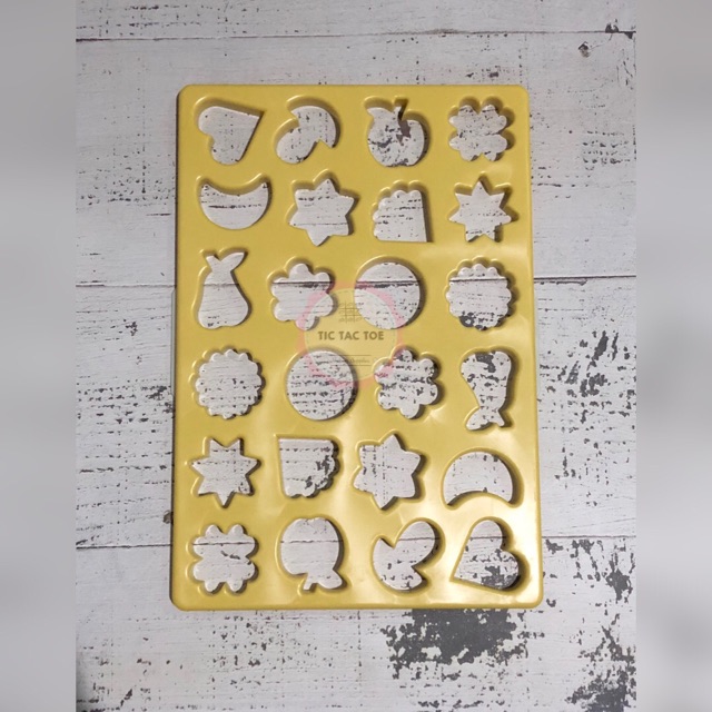 Cookie cutter sheet, cookie cutter, cetakan kue kering