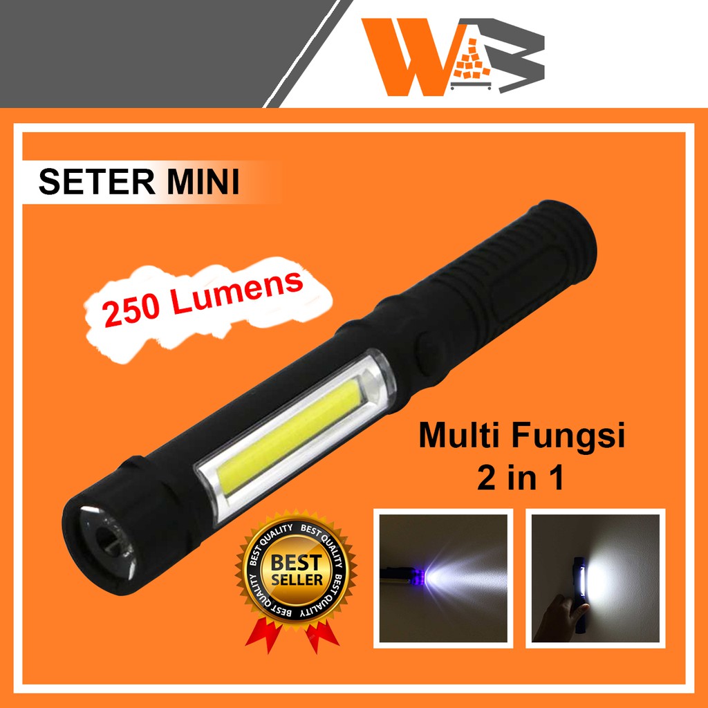 COD LAMPU SENTER KEPALA SWAT LED HIMALAYA MAGNET SUPER TERANG WATERPROOF MINI EMERGENCY TAFFWARE A49