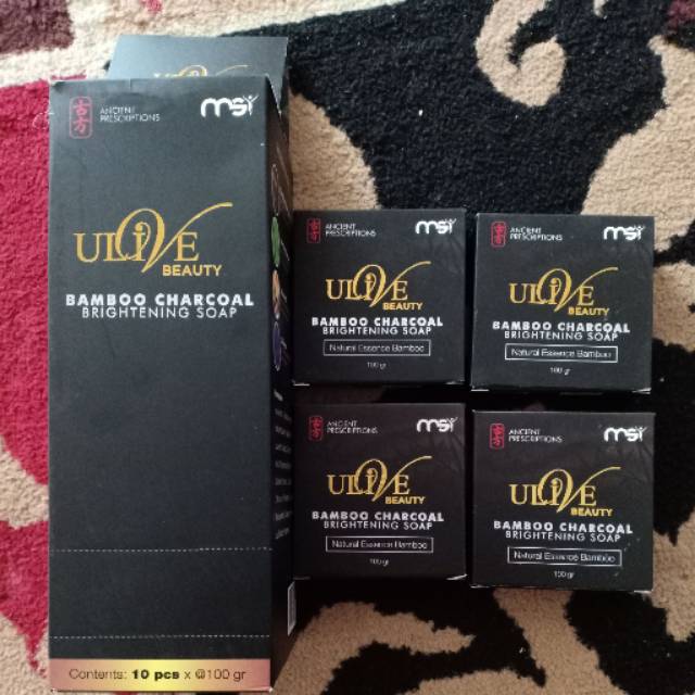 Bamboo charcoal soap