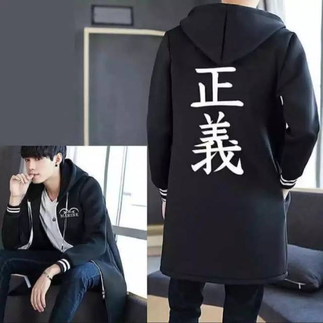 Jaket Anime Jubah Marin Jepang Jaket Pria Wanita Jaket Anime Jubah Marin Jepang Jaket Pria Wanita