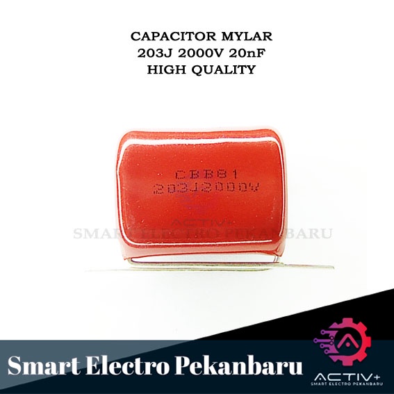 ORIGINAL CAPACITOR 203 2000V 20nf CBB81 Capasitor 203J 2000V 20 nF 203 j 2000 V Kapasitor MILAR MYLA