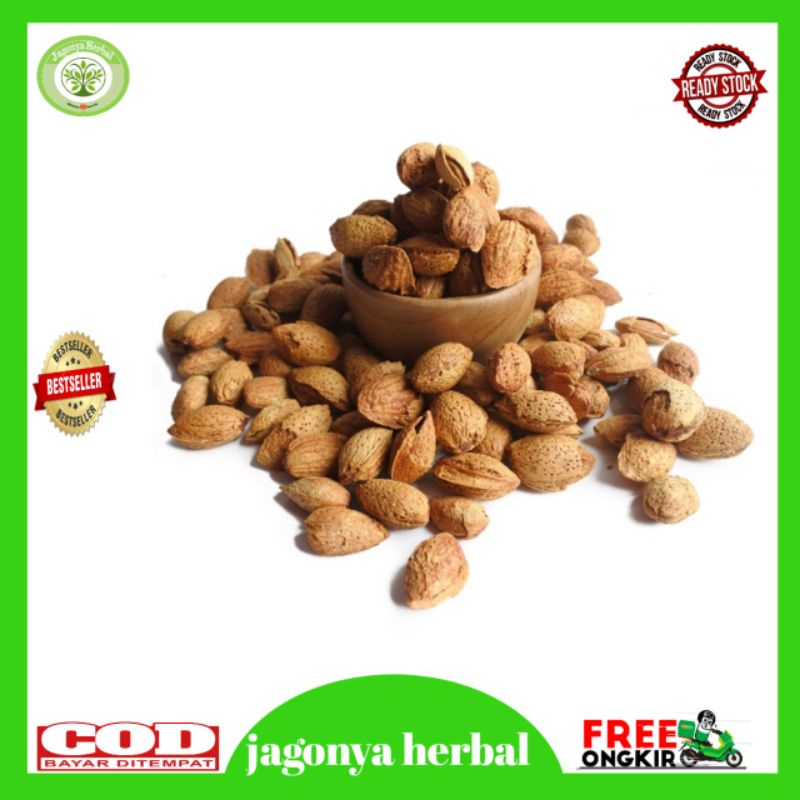 

ROASTED ALMOND KULIT 500GR BUTTER MILK OLEH OLEH HAJI DAN UMROH