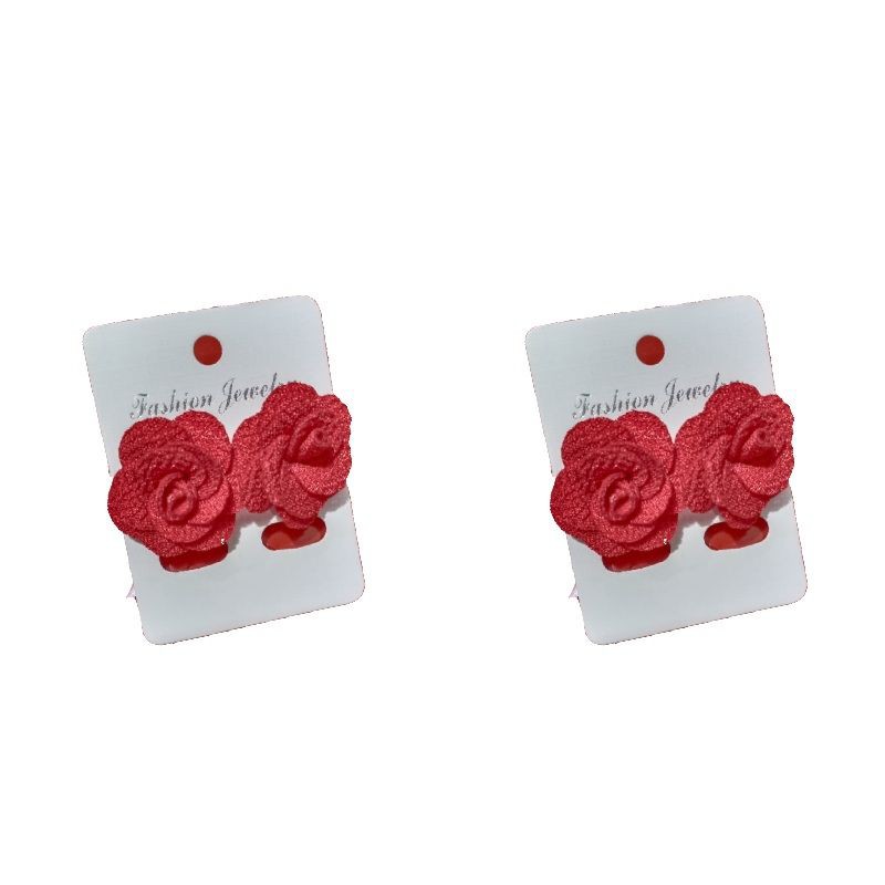 anting merah anting bunga