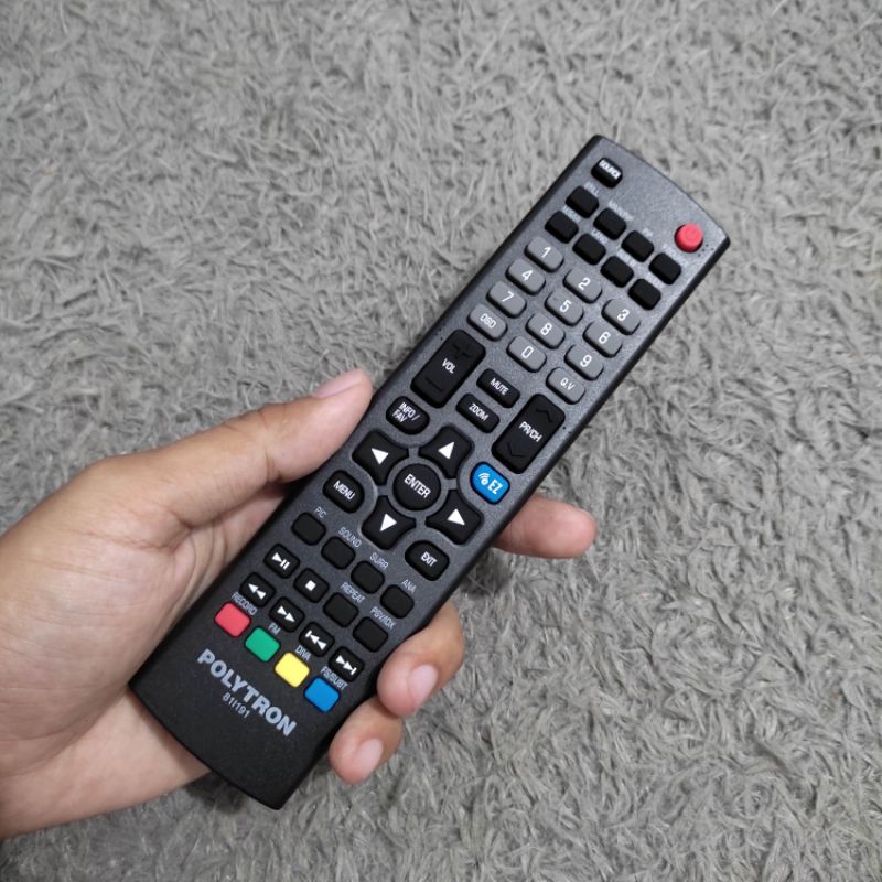 Remot TV POLYTRON U Slim/LCD/LED 100% Original Terbaru - Remot POLYTRON - Remot TV POLYTRON Tabung O