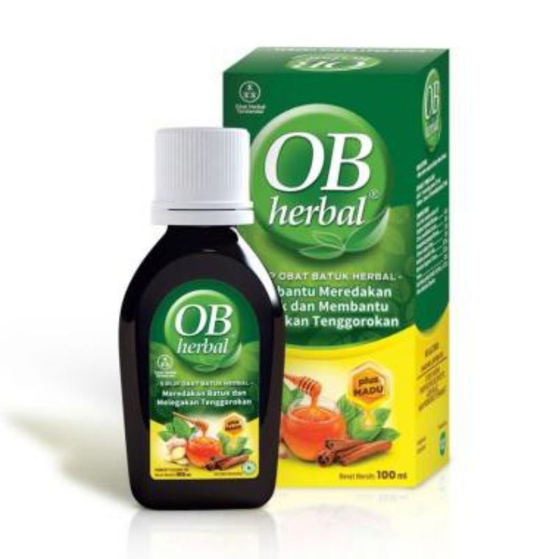 Obat Batuk Herbal OB Herbal Plus Madu Syrup OB Herbal - Sirup Obat Batuk Herbal 100ml
