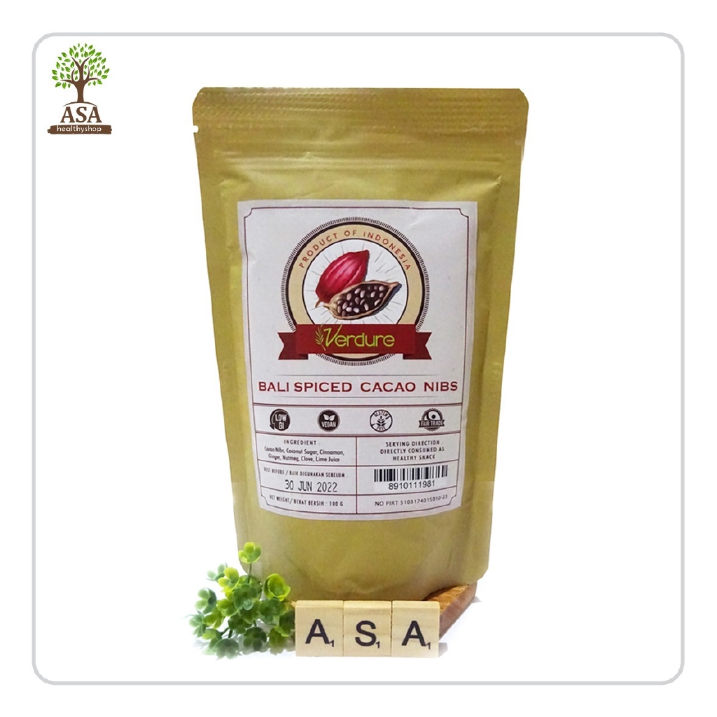 Verdure Spiced Cacao Nibs 100gr