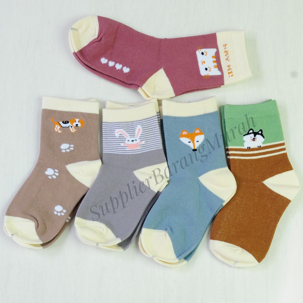 Kaus Kaki Motif Animal Pendek 7404 FS0056