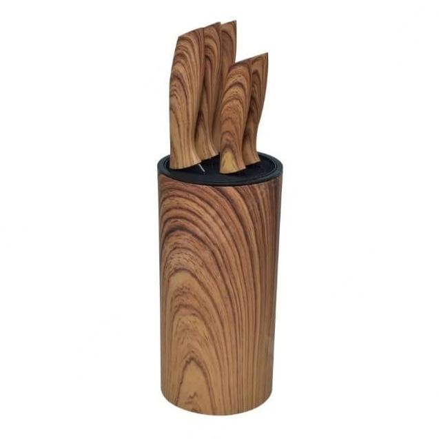 =+=+=+] ACE - KRISCHEF SET PISAU DAPUR ELEGANT / KNIFE BLOCK SET