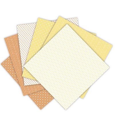 Scrapbooking Patterned Paper 6&quot;x6&quot; - Spring Colors (24 sheets)