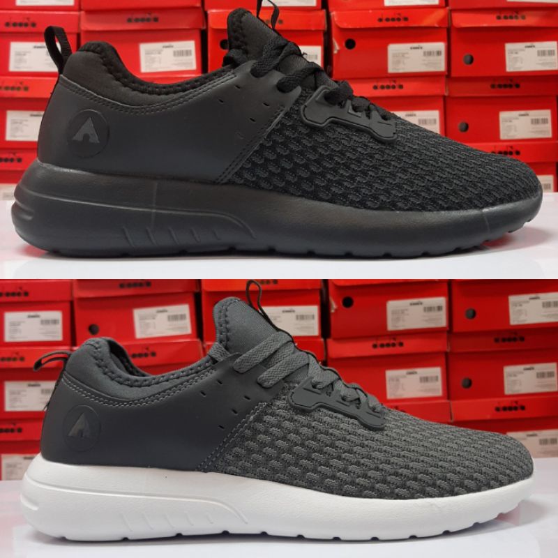 Sepatu Pria Airwalk Jared Dark Grey & Mono Black Original Sport/Casual