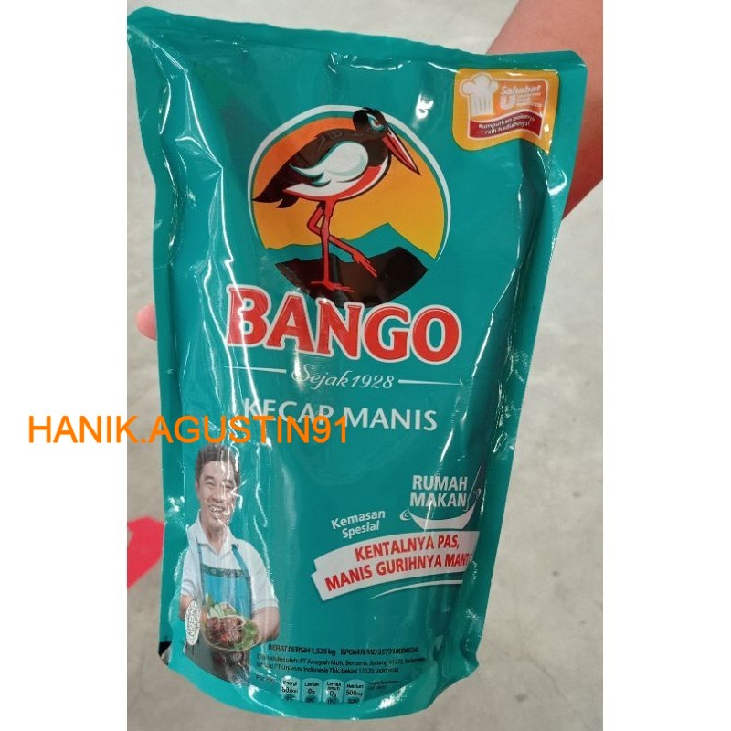 

Bango Kecap Manis 1,5 kg- Kecap Manis Kemasan Kecap Manis Pouch Kecap Manis Refill Kecap Manis