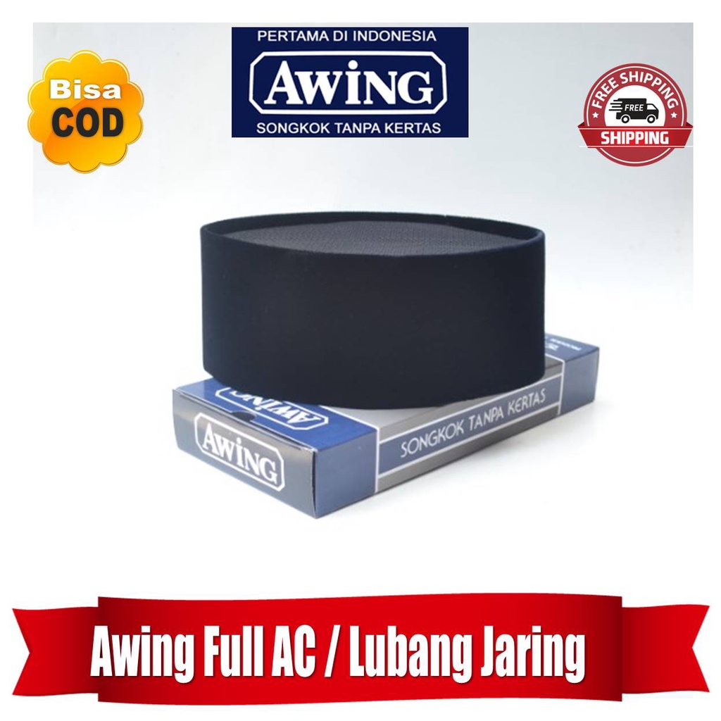 AWING Songkok Full AC Awing Songkok Kopiah Awing Full AC