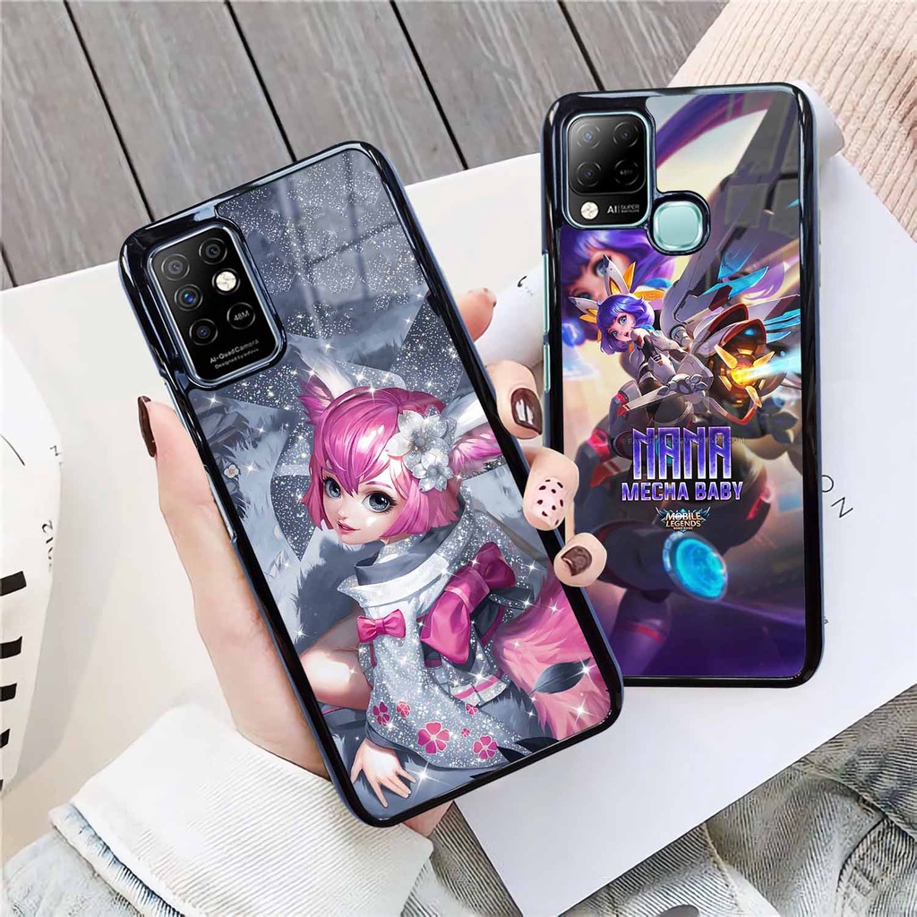 [NT13] Case Glossy Infinix Note 7 | 8 | 10 | 10 PRO | 10PRO NFC | Smart 4 5 6 | HOT 10  10S | Casing