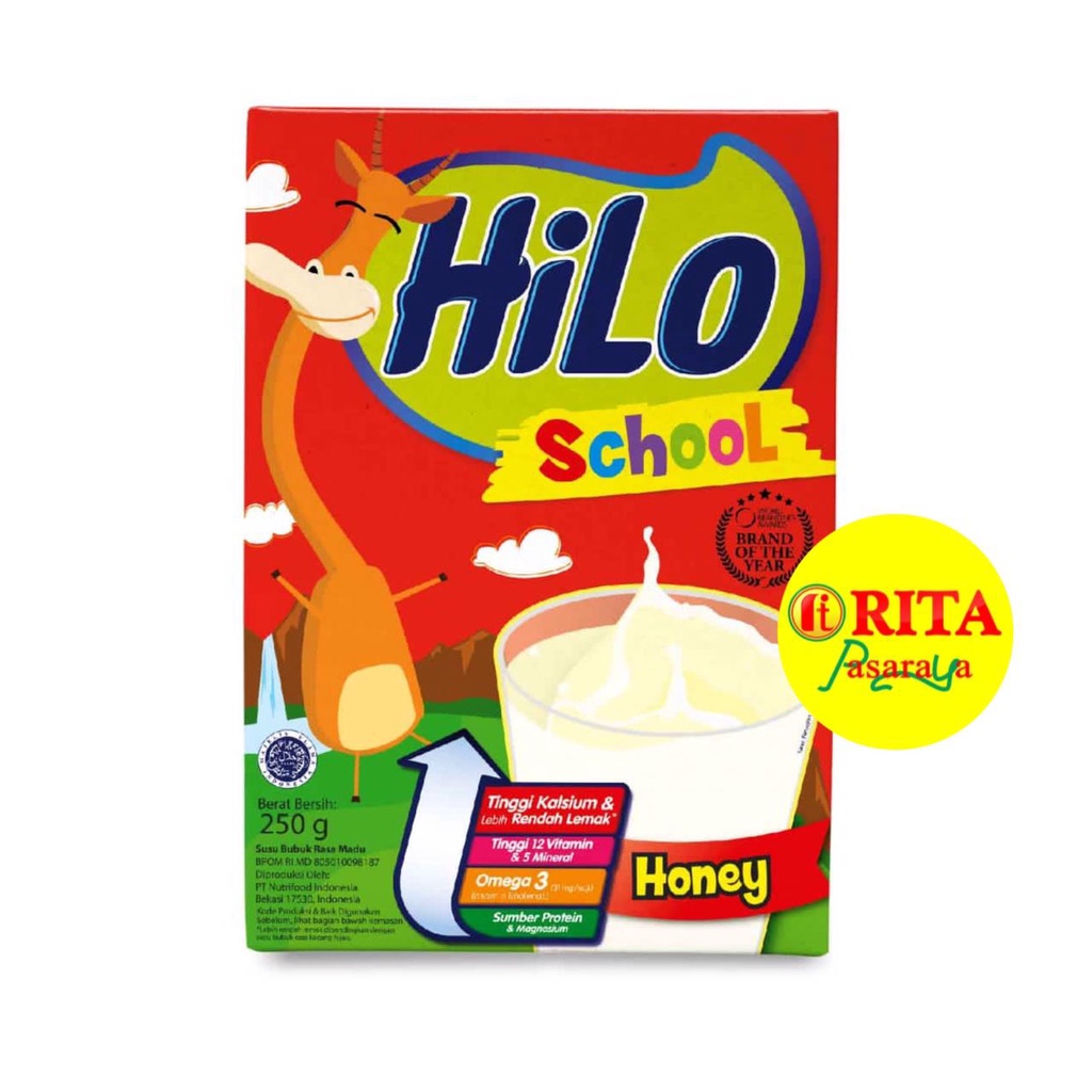 

Hilo School Susu Bubuk Honey 250gr