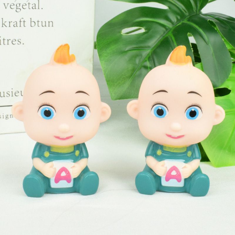 7cm Boneka Cocomelon Ornaments Birthday Baking Handicraft Baby Children'S Cake Decoration