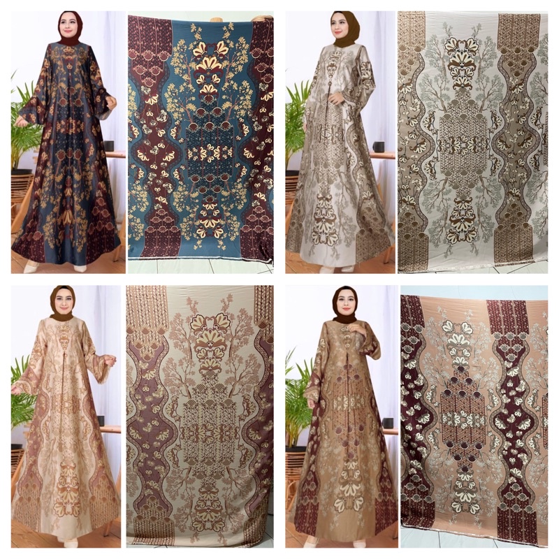 Bahan Kain Diorsilka Thalia Buton / kain silk / kain meteran murah / bahan gamis seragam