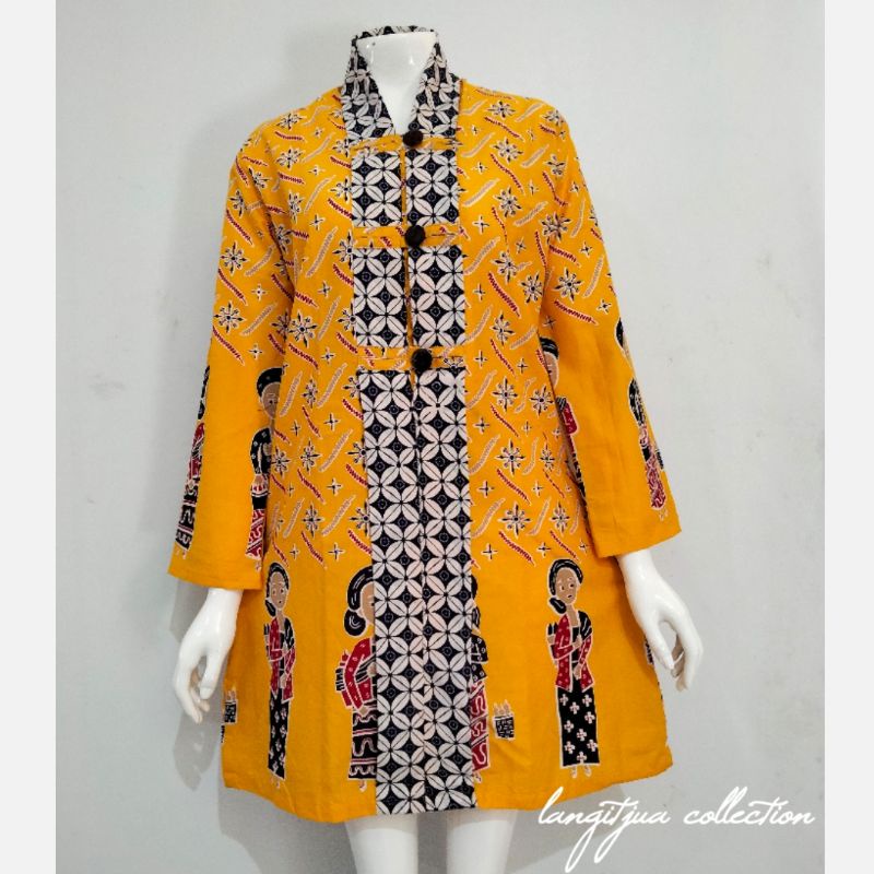 TUNIK KAWUNG INTEN DRESS BATIK KARAKTER BUSUI FRIENDLY