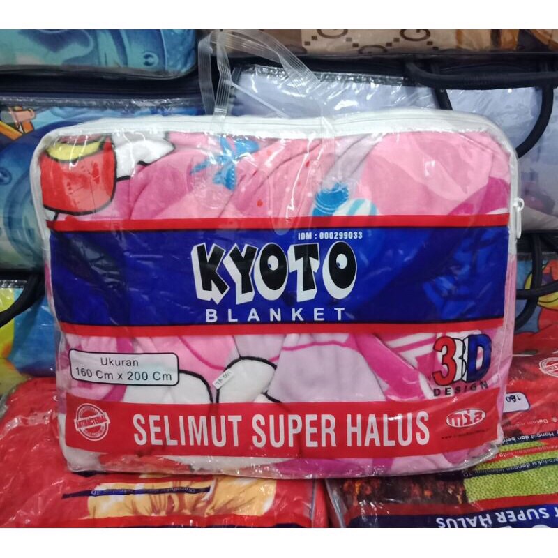 Selimut Super Soft Kyoto Ukuran 160x200 cm Original Tebal Kualitas Premium SELIMUT DEWASA UKURAN/BESAR BESAR