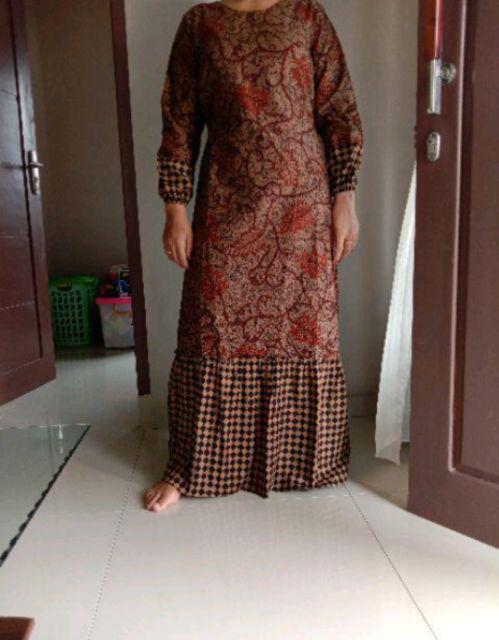 Peomo Murah! Gamis Batik Rempel