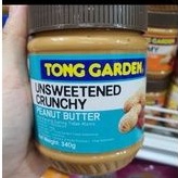 

tong garden unsweetened crunchy peanut butter selai kacang skippy unsweetened