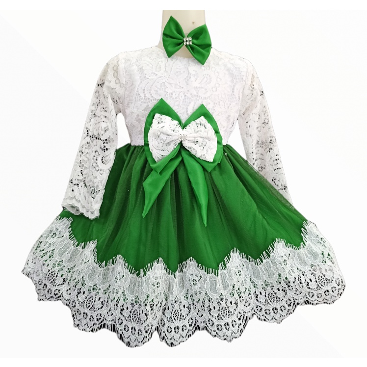 GAUN PESTA ANAK PEREMPUAN DRESS TUTU PEREMPUAN BAHAN BRUKAT