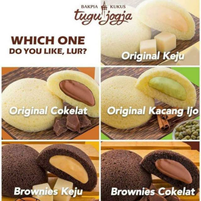 Bak pia tugu Jogja isi 10 pack