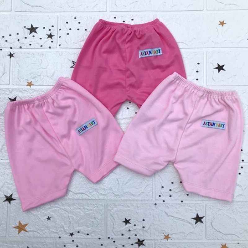 3 PCS Celana Pendek Bayi Celana Newborn Perempuan DNW Baby