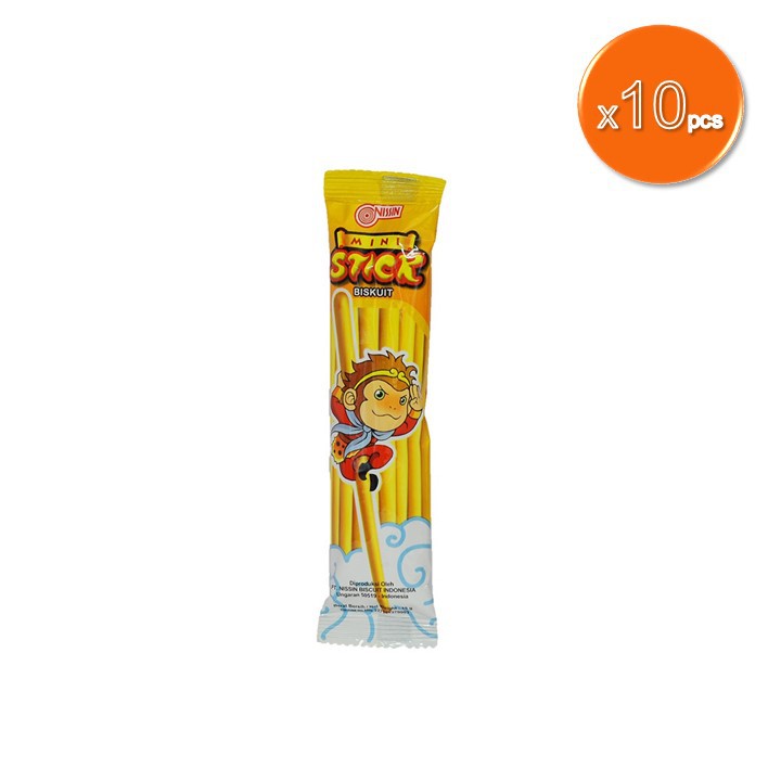 

Nissin Mini Stick Biskuit 10 pcs x 13g