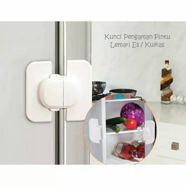 BK-003 Kunci Pengaman Pintu Lemari Es Kulkas Laci Anak Baby Safety Lock