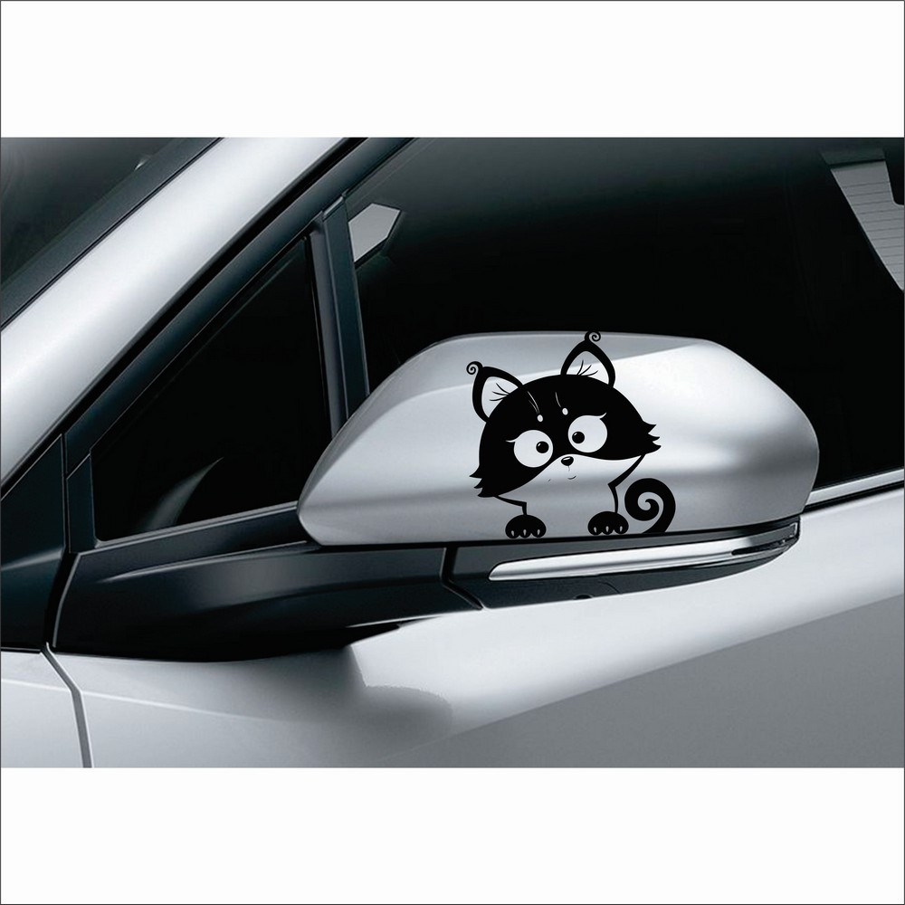 Cutting Sticker Mobil Cutting Sticker Spion Mobil Kucing Lucu A1 Shopee Indonesia