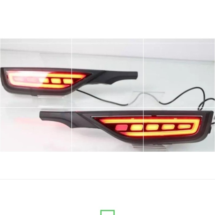 Lampu reflektor bumper belakang Honda jazz Gk5 2017 - 2019