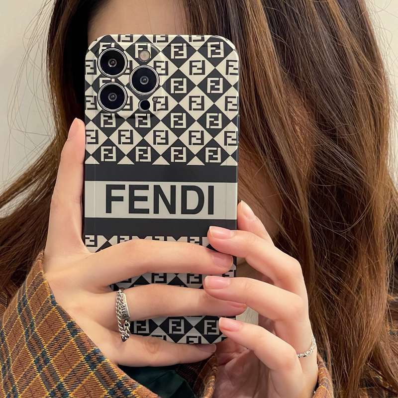 Casing Silikon Motif Logo FENDI Untuk IPhone 7 8 Plus XR XS Max SE 11 Pro Max 12 13 Pro Max