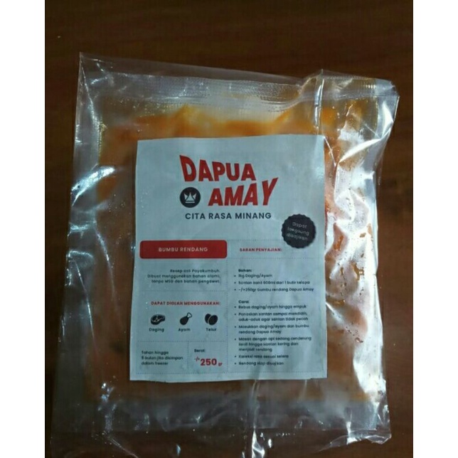 

bumbu rendang instan dapua amay