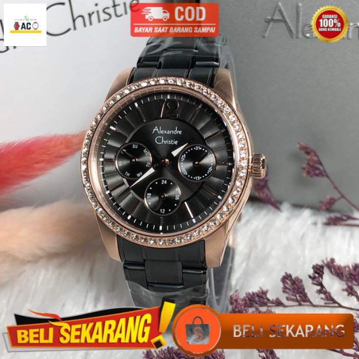 JAM TANGAN WANITA ALEXANDRE ALEXANDER CHRISTIE CRISTIE CRISTY CHRISTY WANITA ORIGINAL AC2645
