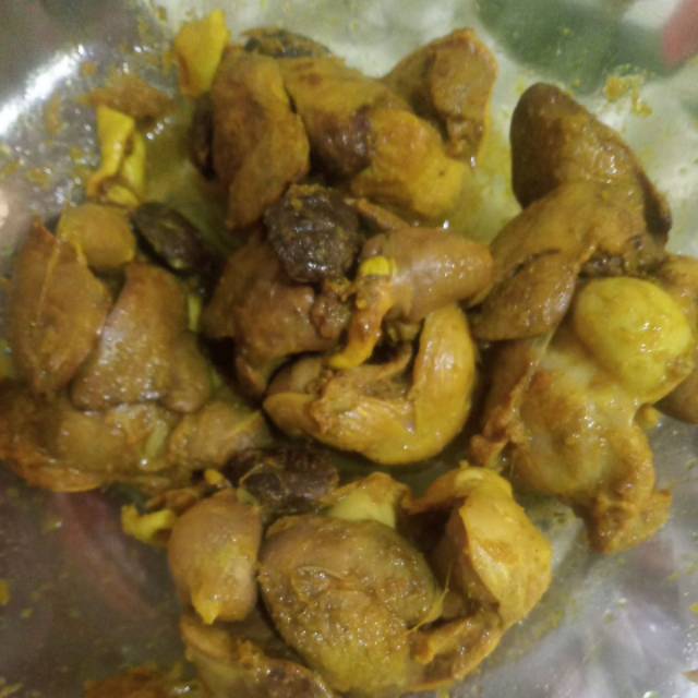 Ati ayam ampela bumbu ungkep 5 pasang