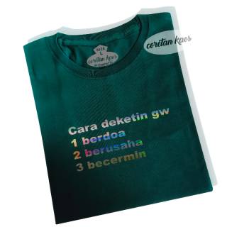 REAL PICT VIDIO BAJU KATA KATA TULISAN SABLON HOLOGRAM REAL PICT VIDIO BAJU KATA KATA TULISAN SABLON HOLOGRAM