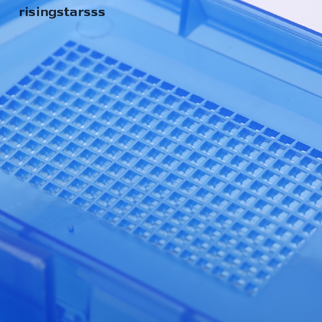 Rsid Span-new 1pc Wadah Aksesoris Penyimpanan Umpan Pancing Bahan Plastik Bernapas Warna random