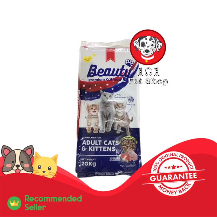 Makanan Kucing Beauty 20kg Adult &amp; Kitten kualitas Maxi Universal ( Gosend &amp; Grab )