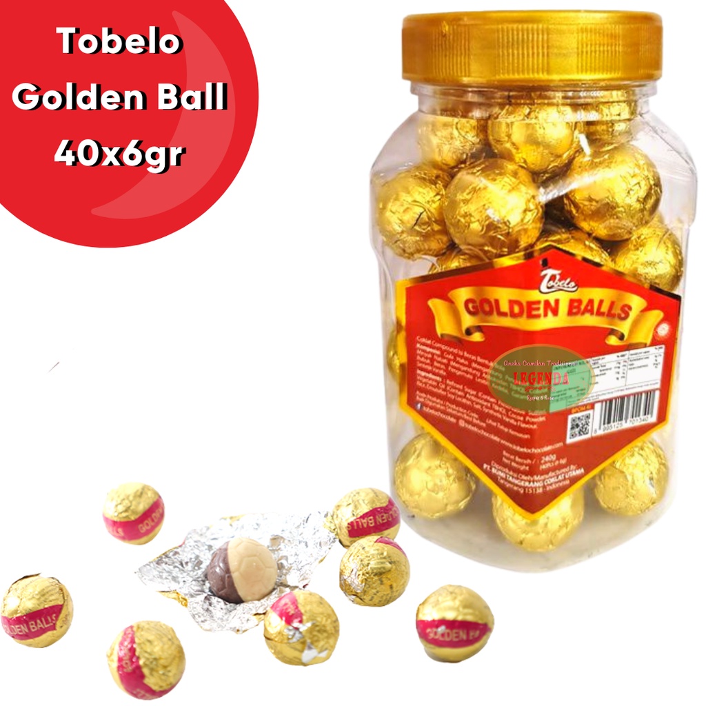 

Tobelo Golden Balls isi 40pcs bola cokelat chocolate