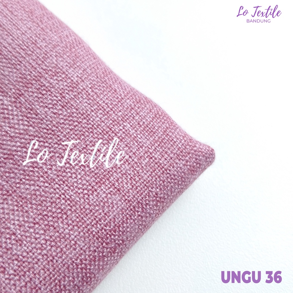 Kain Katun Madinah Fodu 0.5 Meter (Seri 1) - Bahan Cotton Madina Medina-Ungu Muda - 36