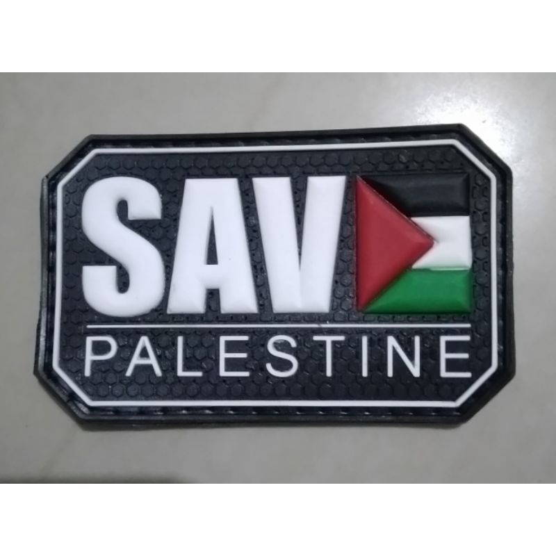 EMBLEM KARET PATCH RUBBER PALESTINA