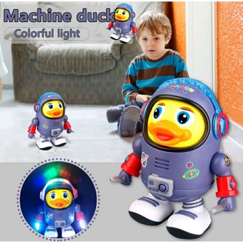 Mainan Anak Bebek Dance Music Astronot