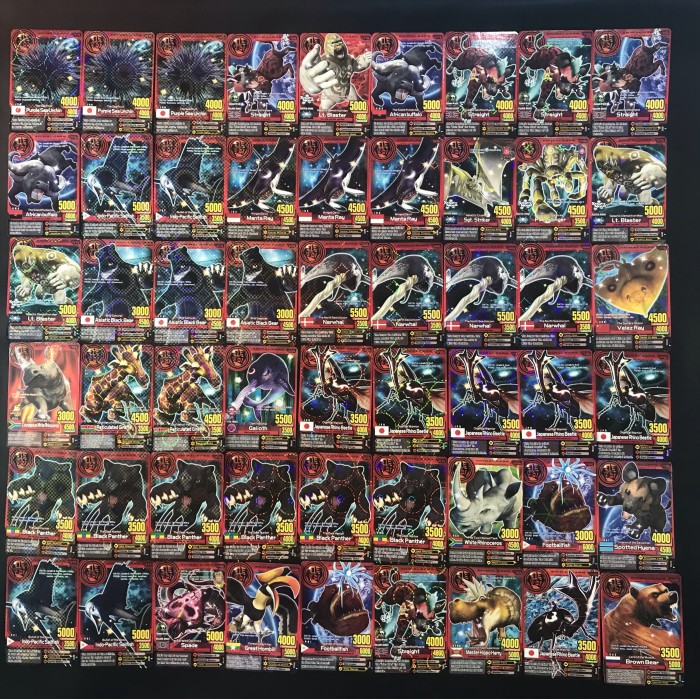 Kartu Animal Kaiser Animal Card Set 59 Pcs Kartu Common Rare Originals