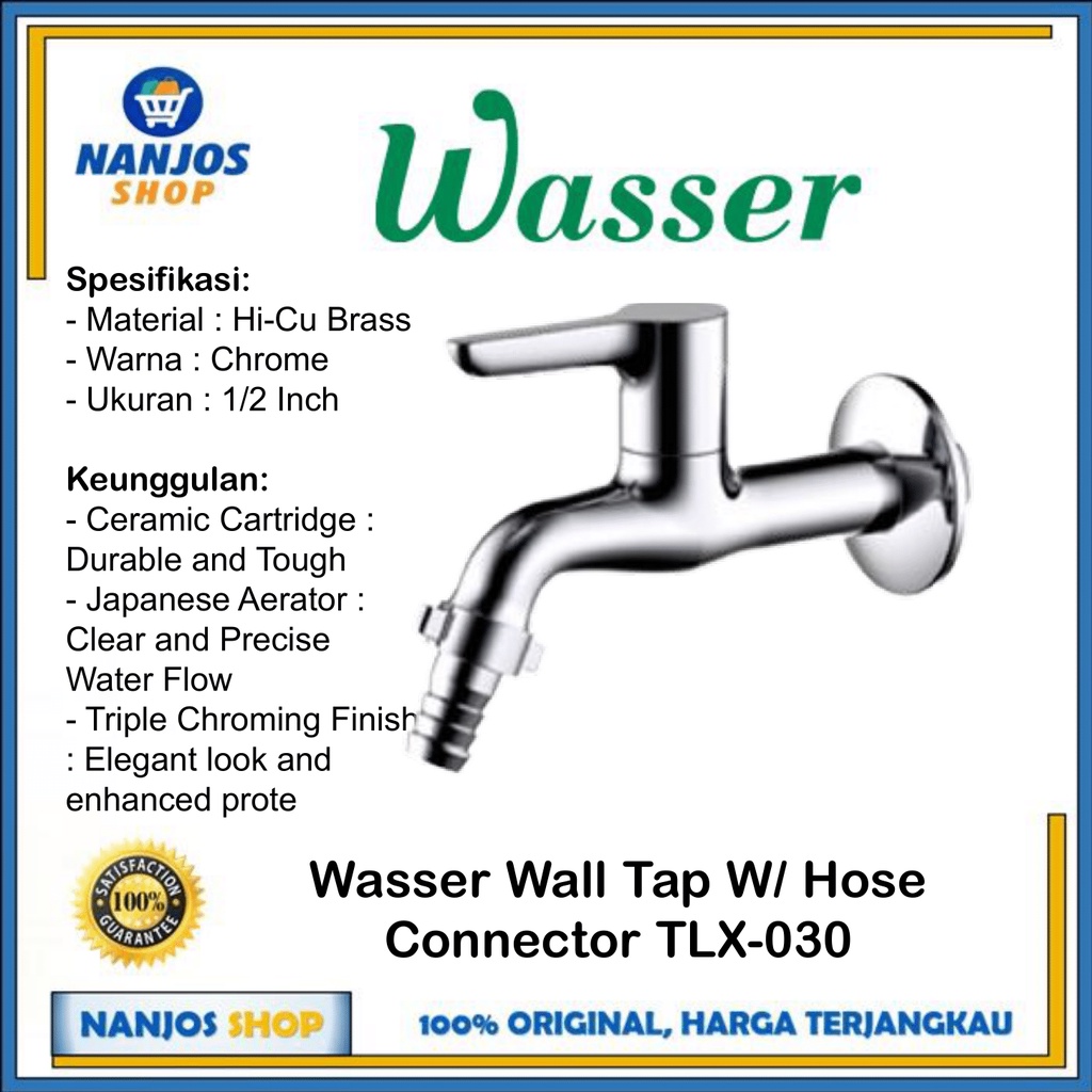 Wasser Keran / Kran Tembok / Basin Tap Faucet Tlx 030 Tlx030 1/2&quot; Inch