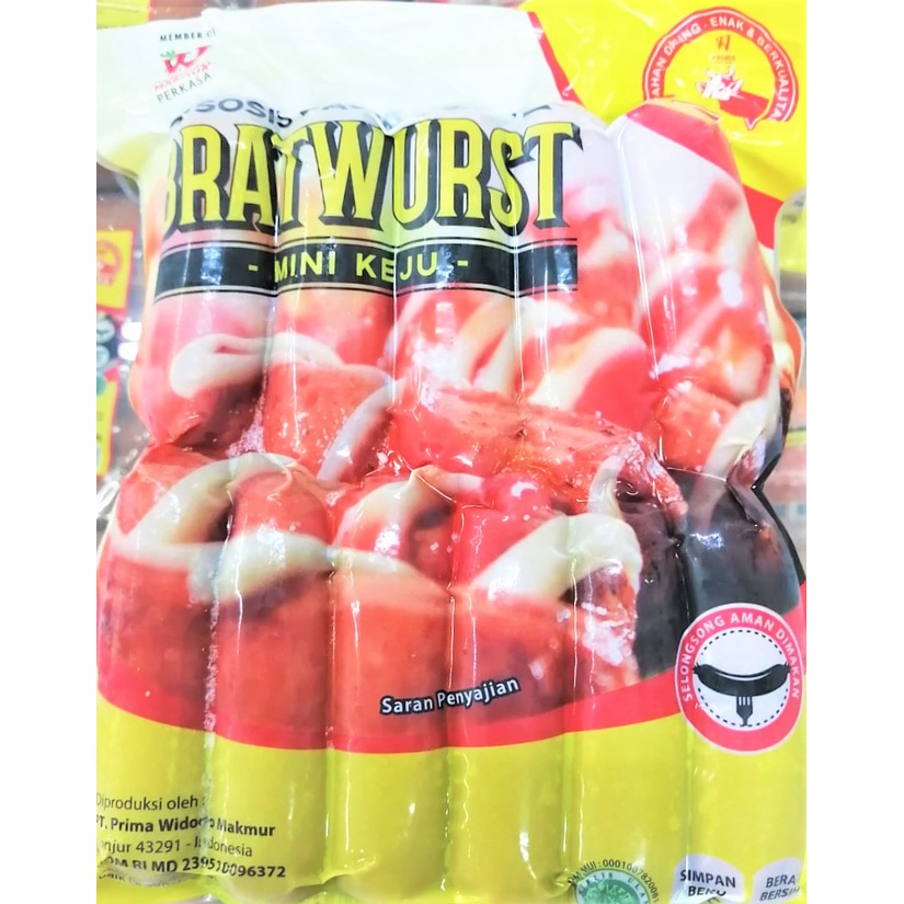 

Java Bratwurst Sosis Sapi Keju Mini 500gr