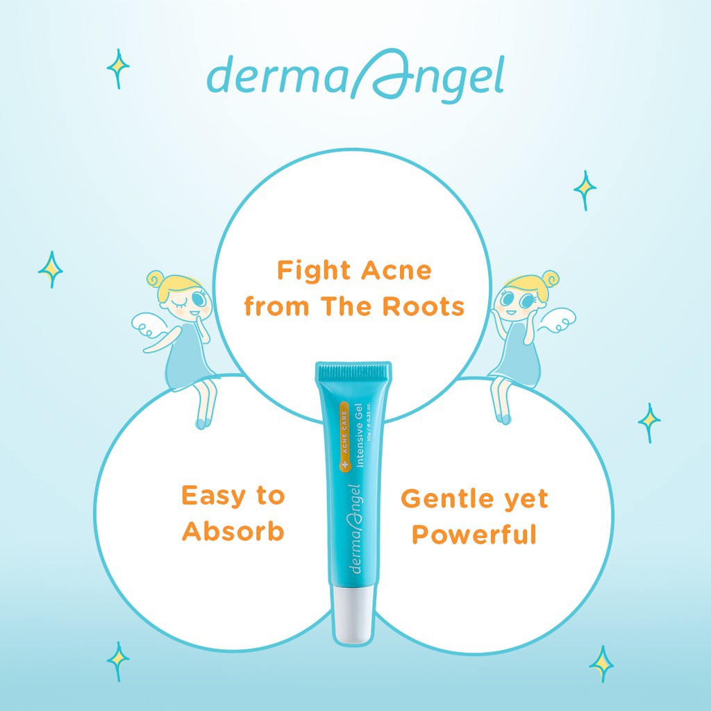 (BPOM) DERMA ANGEL Acne Care Intensive Gel 10g