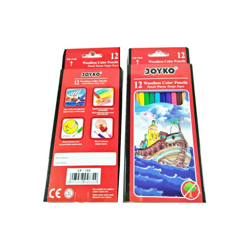 

Pensil warna joyco ( isi 12 pcs )