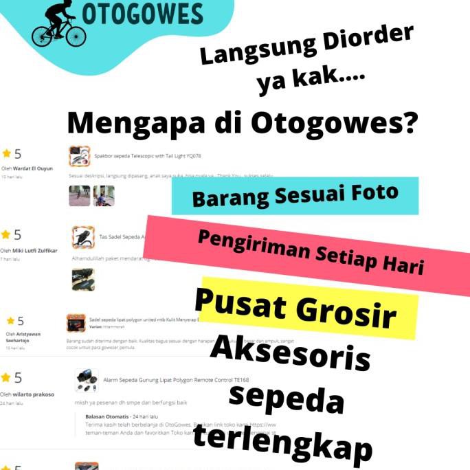 Promo Gembok Sepeda Lipat Polygon Mtb Gunung Listrik Kabel Waterproof Promo