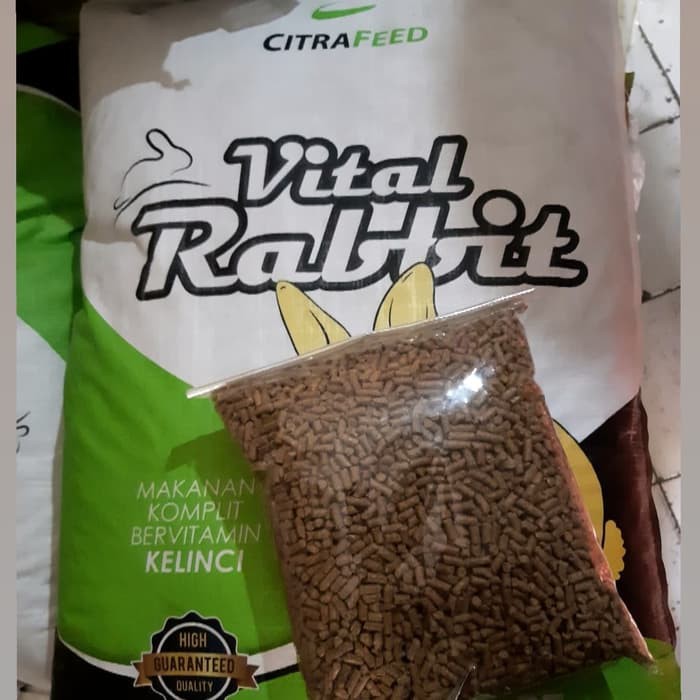 Pelet Makanan Kelinci Hamster Rabbit Food 1kg