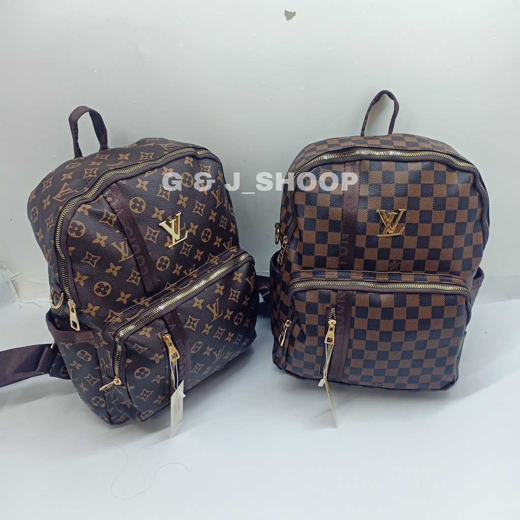 Rangsel LV / Tas Rangsel Wanita Full Hembos/Rangsel list depan lisban